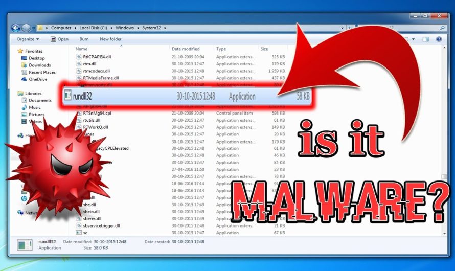 Rundll32.Exe Nedir? Virüs mü?