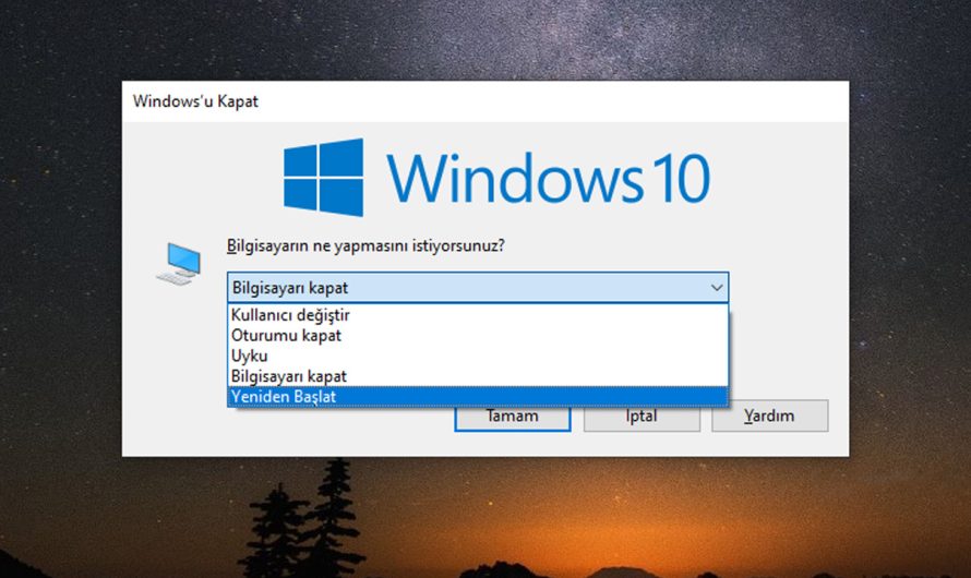 Windows 10 Başlat Menüsü Çalışmıyor Sorunu ve Çözümü